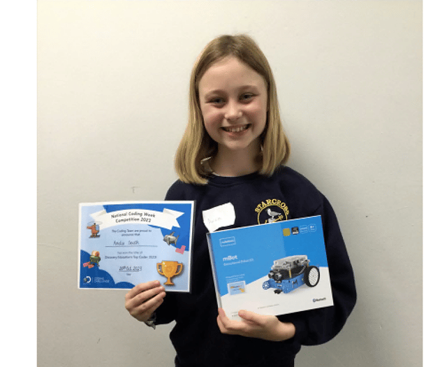 Amelie tops Coder Challenge