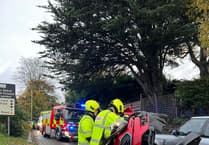 ICYMI: Newton Abbot Fire Station attend a collision as car rolls across road