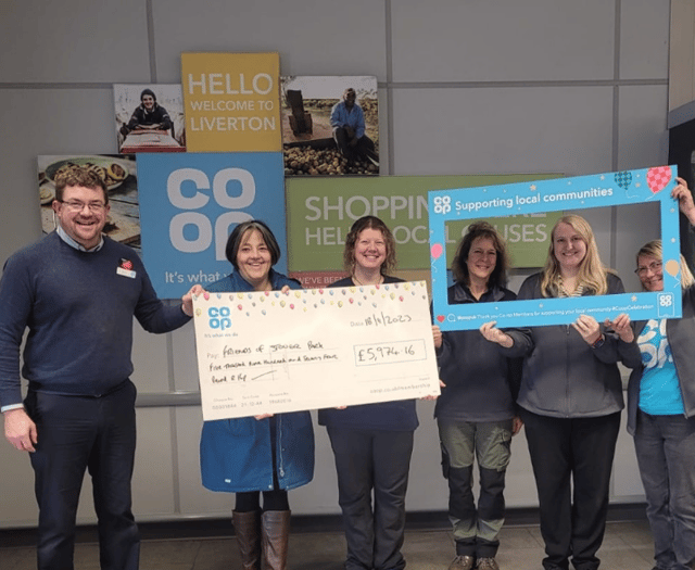 Supermarket members raise thousands for country park charity 