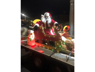 Santa’s checking his list and plotting his route