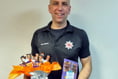 Firefighter Ben bows outfrom Newton Fire Station