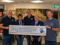 Teign Maritime and Shanty Festival donate £4,000 to good causes