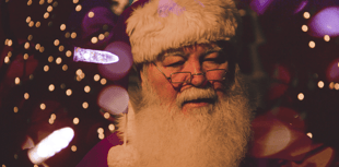 Sign leads to Santa... and Powderham Castle
