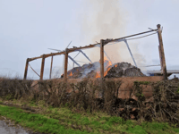 Firefighters tackle Boxing Day barn fire 