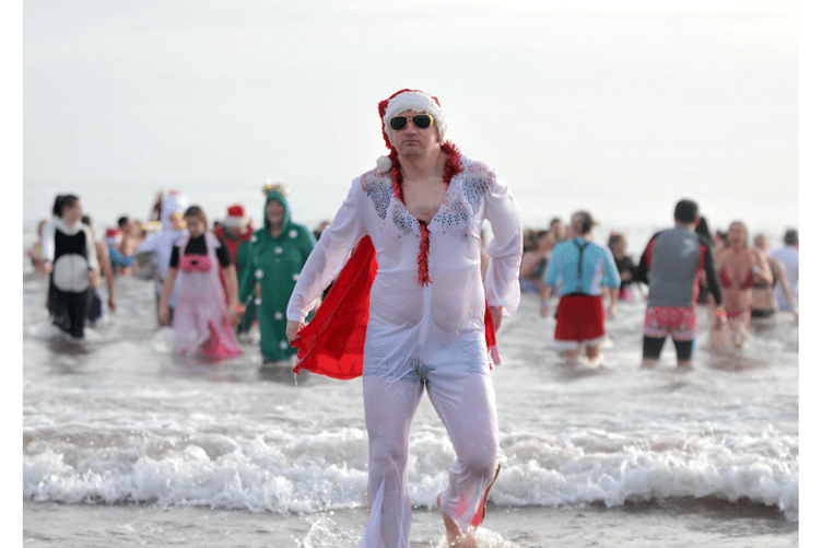 Come on in for Teignmouth's Walk in the Sea, the water’s not too cold!