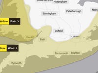 Met Office issues yellow wind warning for Devon and Cornwall 