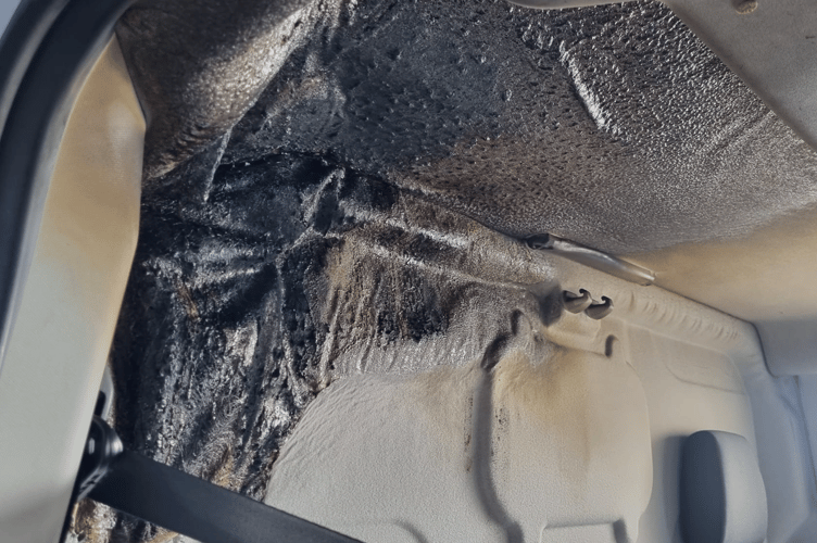 Newton Abbot Fire Station attends vehicle fire on Osbourne Street