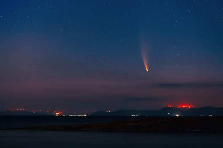 Meteor stock image 