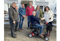 Parish council grant helps gets charity on the move