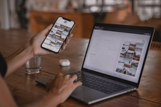 Digital training stock image