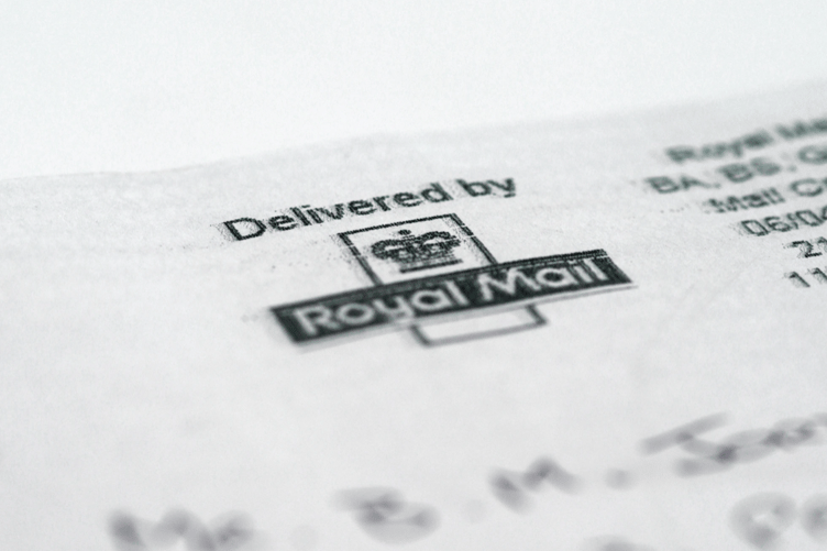 Royal Mail stock image