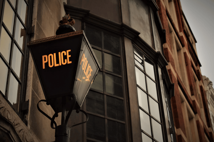 Police surgery stock image