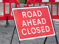 Road will be closed for highways work tonight 