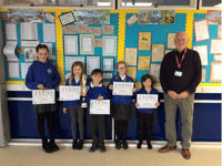 Awards for time travelling pupils