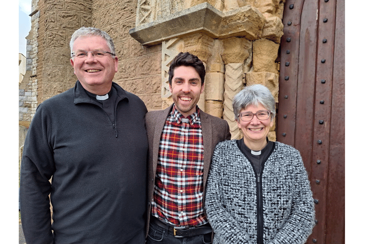 Archdeacon Andrew Beane, Rev Dave Wilkie Children’s
and Family Mission Enabler and Team Vicar and Rev Carol Green, Team Rector of Haldon Mission Community