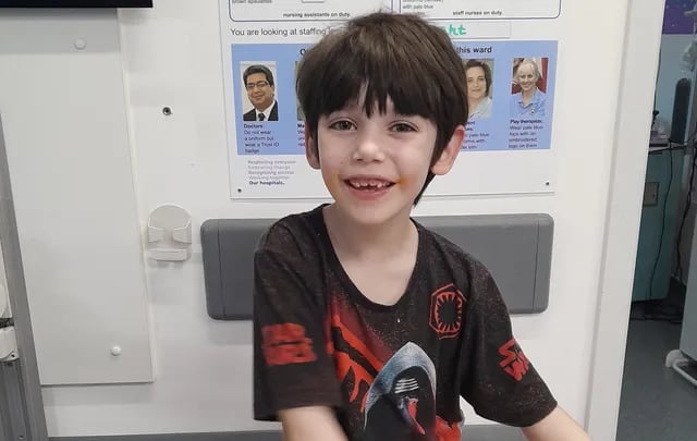 Boy, 7, fighting rare cancer 