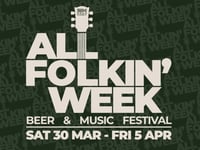 Beer and music is on “All Folkin’ Week”
