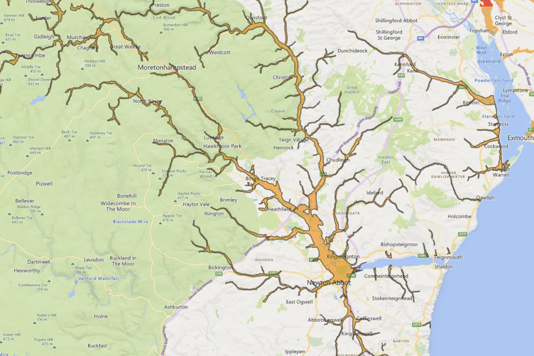 Flood alert issued for River Teign area