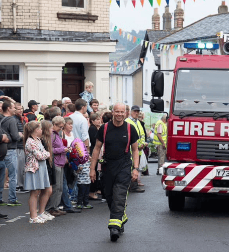 Firefighter Chris Back