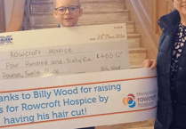 Schoolboy Billy parts ways with mullet for charity fundraiser 