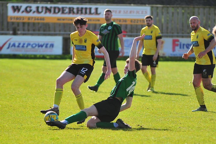 South Devon League Division One action from Buckland Athletic Reserves versus Ivybridge Town 2nds. Buckland came out match winners with a final score of 3-2