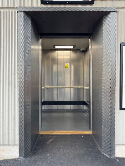 Dawlish station lift,. Photo by Bob Simpson