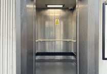 Station lift used as shelter for homeless man 