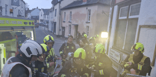 Firefighters' pub trip... for training purposes only!
