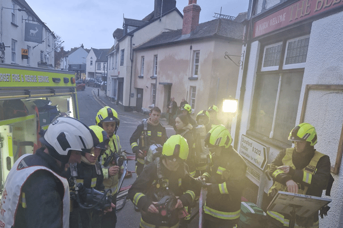 Firefighters stage training night at The Bell Inn