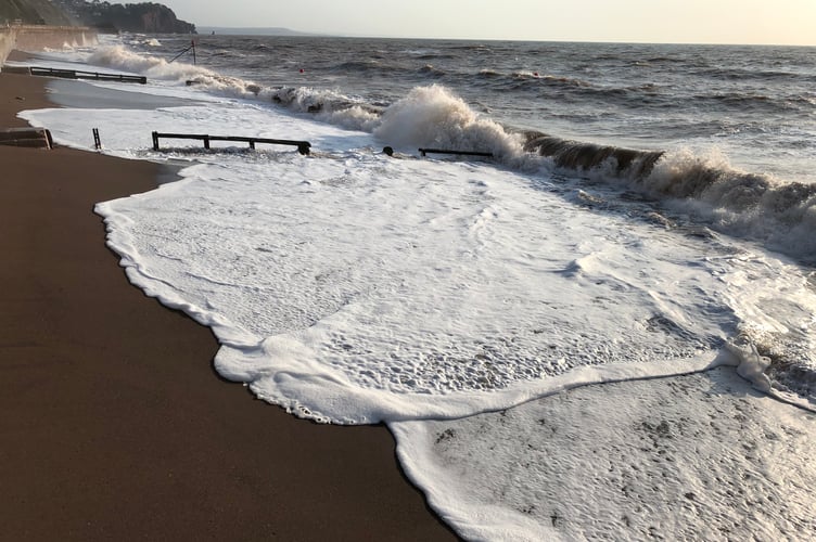 View of Holcombe beach from Teignmouth