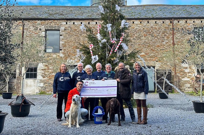 Ashburton business, Anran @ Tidwell Farm raised more than £15,000 for Cancer Research UK