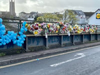 Poignant tributes left after Teignmouth railway death