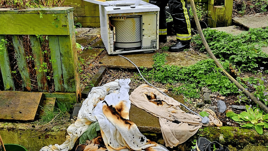 Firefighters brought in to tackle tumble dryer fire - Mid
