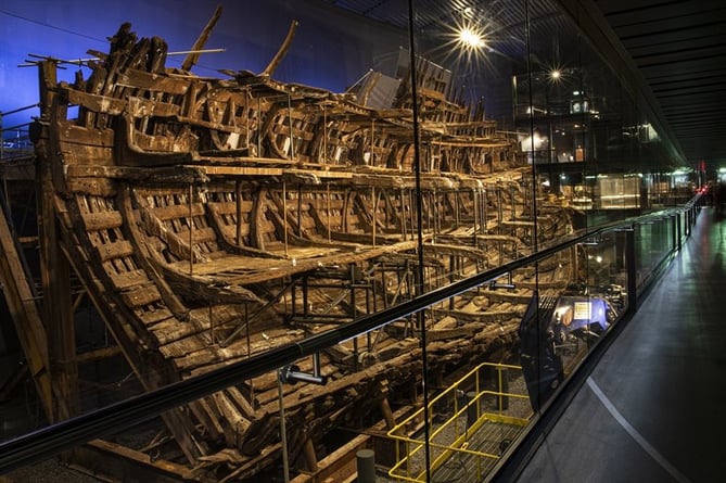 Henry VIII's warship Mary Rose. Photo Visit Portsmouth 