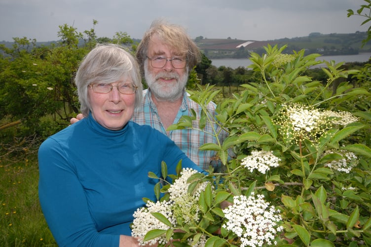 At Teignmouth Farmers' Market whatever the weather Lori Reich and David Lamboll of Shute Fruit and Produce