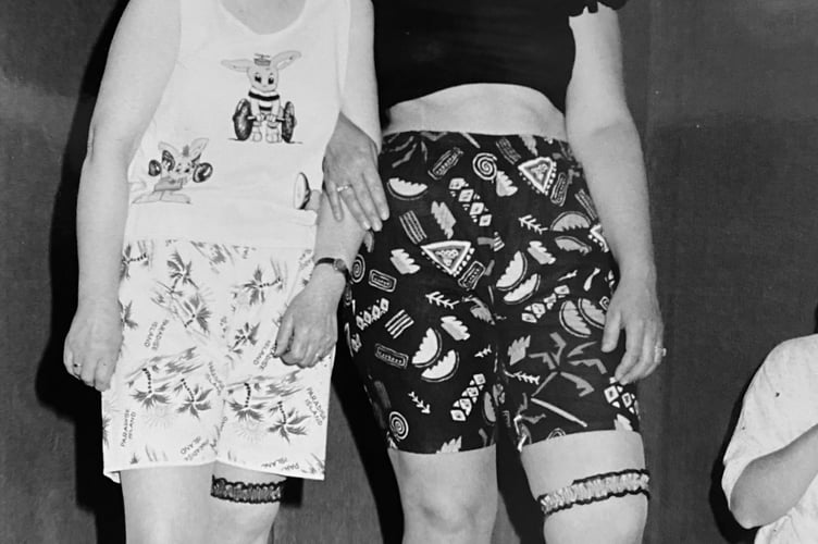 Affordable Fashions in Teignmouth clothed a Fashion Parade for the residents of Cockwood in June 1989