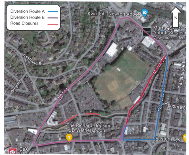 Night-time road closure for cycle route improvements 
