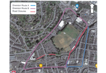 Road closure in Newton Abbot for cycle route improvements