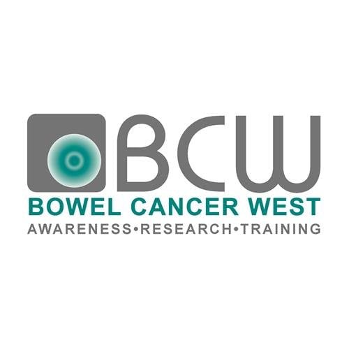 Bowel cancer west logo.