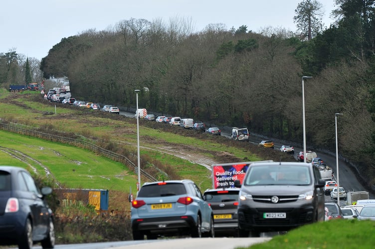 A382 between Forches Cross and Stover