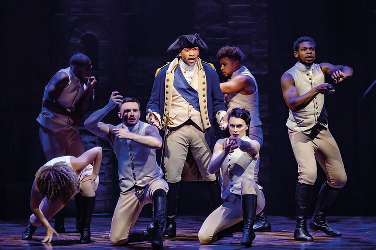 Hamilton the musical coming to Theatre Royal Plymouth.