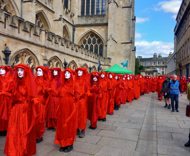 Environment protesters attend funeral for nature