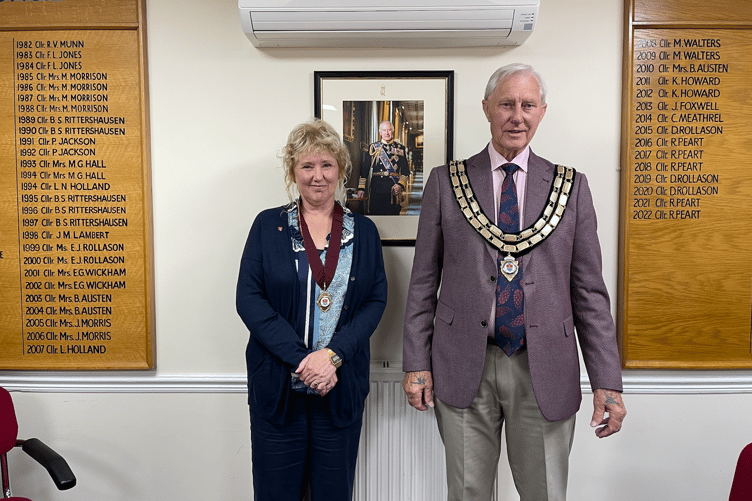 Cllr Julie Scagell will serve as deputy mayor for 2024/25, with Cllr Ron Peart serving as mayor