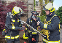 Visit to former care home for latest drill night