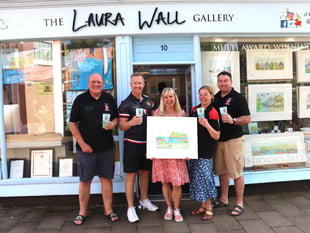 Laura Wall painting commemorates TRFC's 150th Anniversary