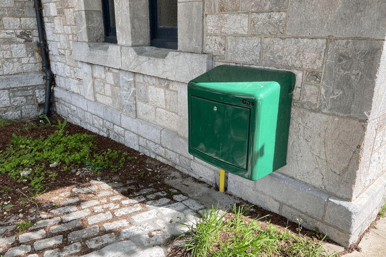 The new gas housing has been affixed to the outside of the Alexandra Theatre 'ahead of permission being determined'