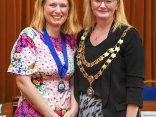 All female Mayor and Deputy Mayor line-up for Teignmouth