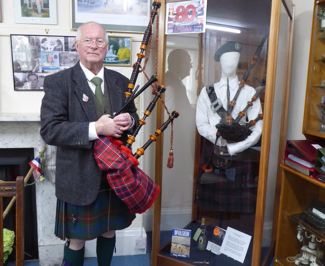 War hero's bagpipes herald D-Day 80th anniversary 