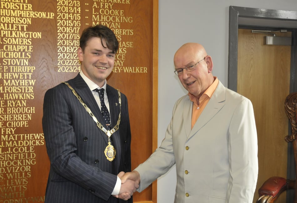 Make way for Newton Abbot's youngest ever mayor!