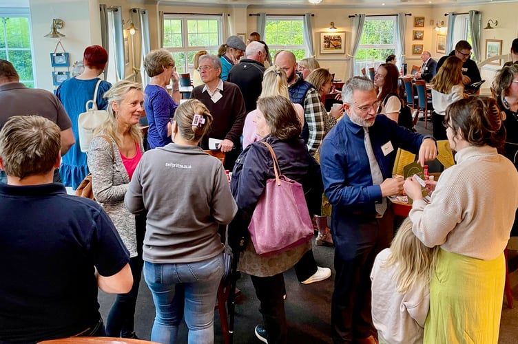 Attendees at the Dawlish Business Breakfast